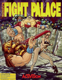 Mondu's Fight Palace Commodore 64 US box art
